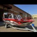 Алюминиевая лодка Orionboat 46 Fish (Орионбоат 46 фиш) двухконсольная, с промежуточными ветровой форточкой