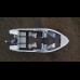Алюминиевая лодка Orionboat 43FISH  двухконсольная, с промежуточными ветровой форточкой